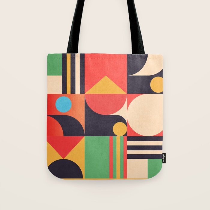Geometric Shapes 134 Tote Bag Gallery Image 1