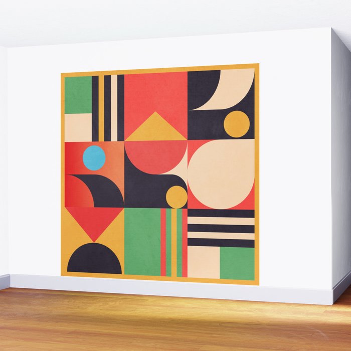 Geometric Shapes 134 Wall Mural Gallery Image 2