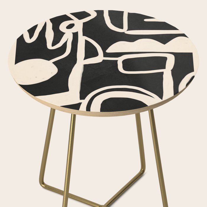 Abstract Lines 1 Side Table Gallery Image 2