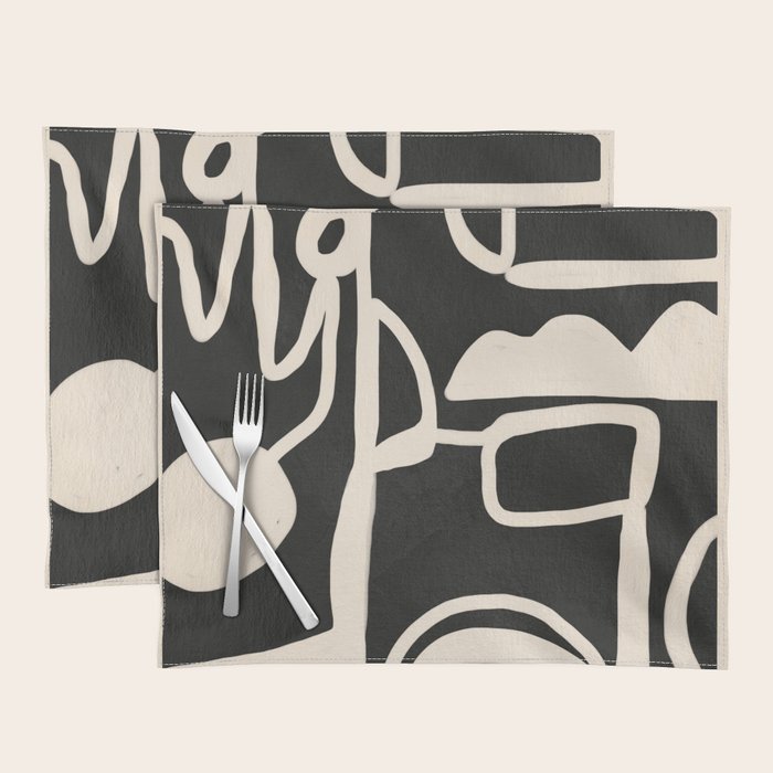 Abstract Lines 1 Placemat Gallery Image 1