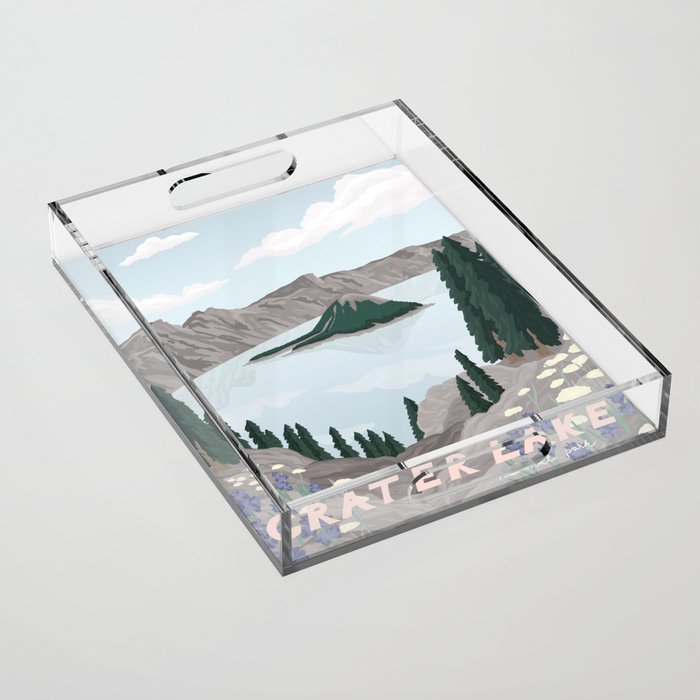 Crater Lake National Park, Oregon Acrylic Tray Gallery Image 1