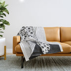 Woman Butterfly Throw Blanket Gallery Image 1