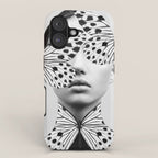 Woman Butterfly iPhone Case Gallery Image 1