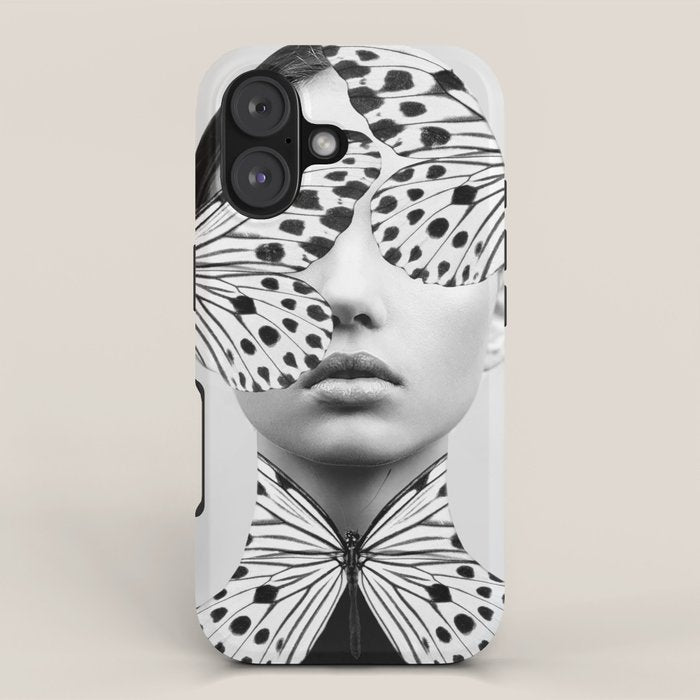Woman Butterfly iPhone Case Gallery Image 1