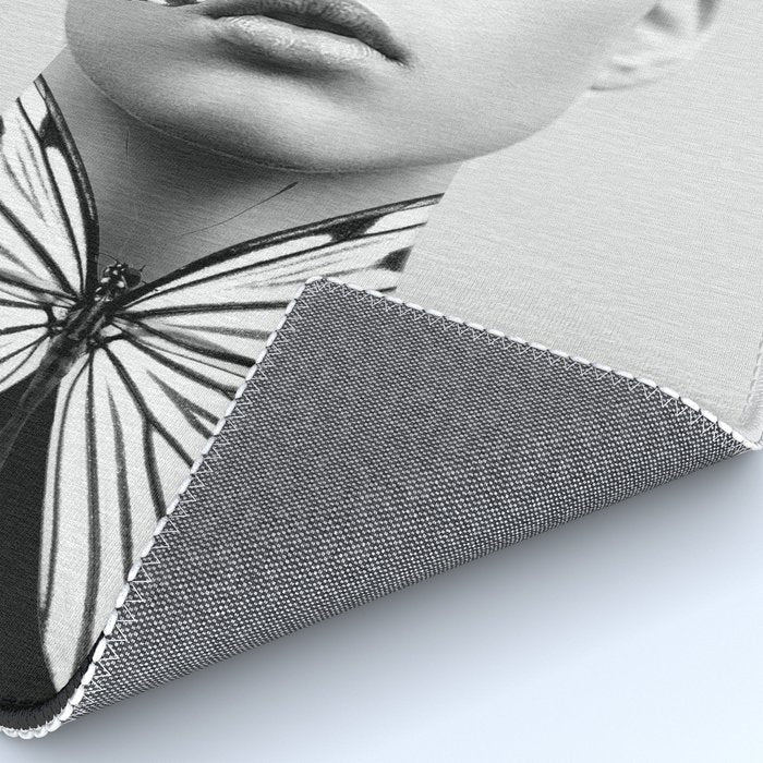 Woman Butterfly Rug Gallery Image 4