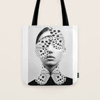 Woman Butterfly Tote Bag Gallery Image 1