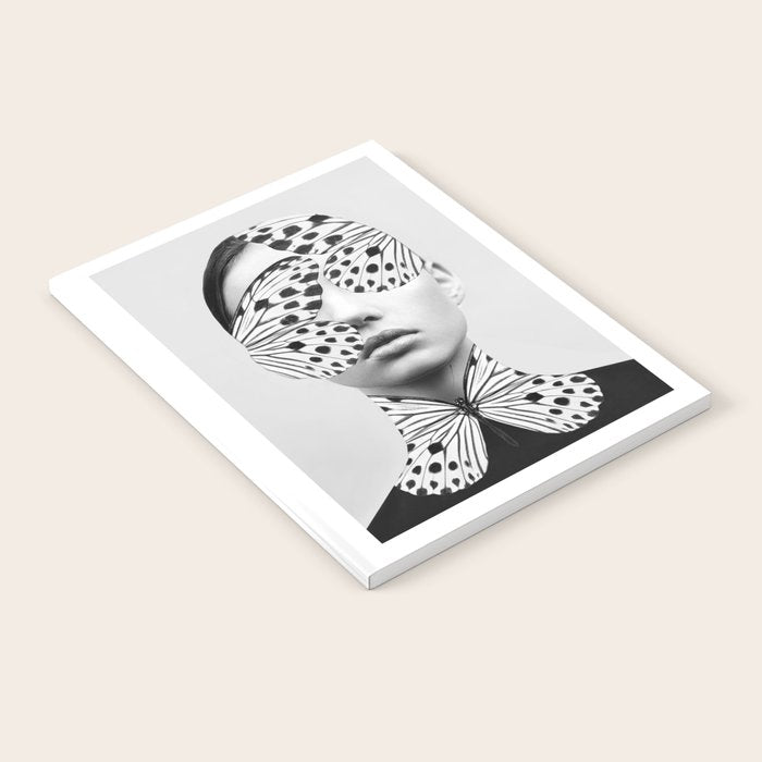Woman Butterfly Notebook Gallery Image 1