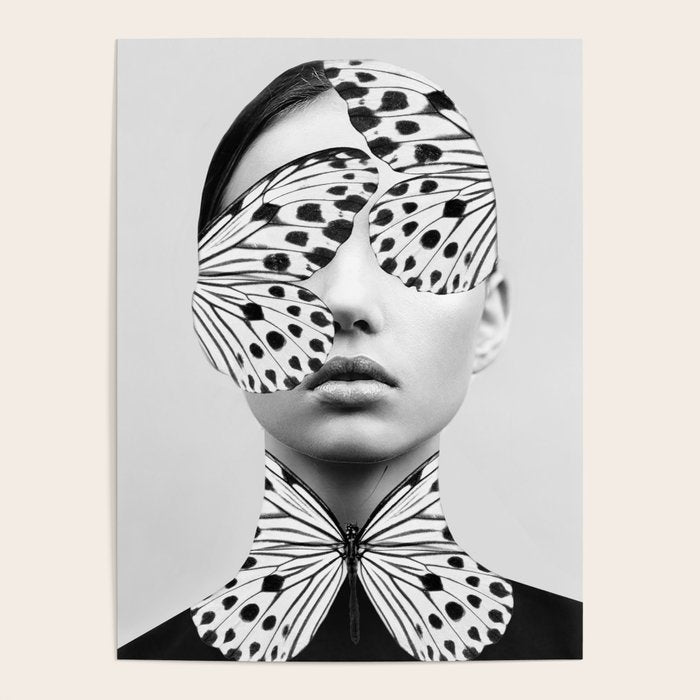 Woman Butterfly Poster Gallery Image 4