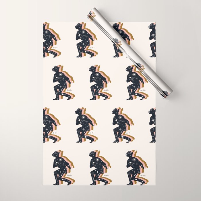 Space Cowboy  Wrapping Paper Gallery Image 1