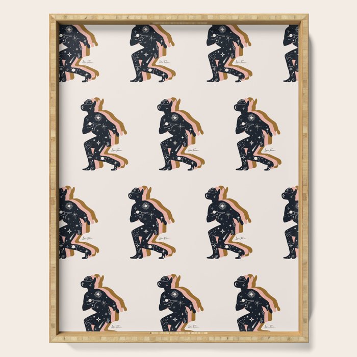 Space Cowboy  Serving Tray Gallery Image 1