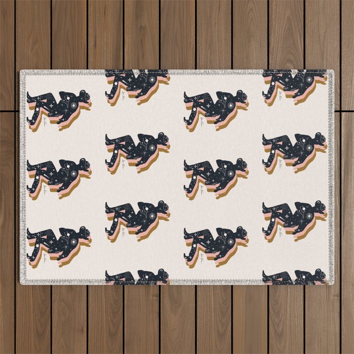 Space Cowboy  Outdoor Rug Gallery Image 1