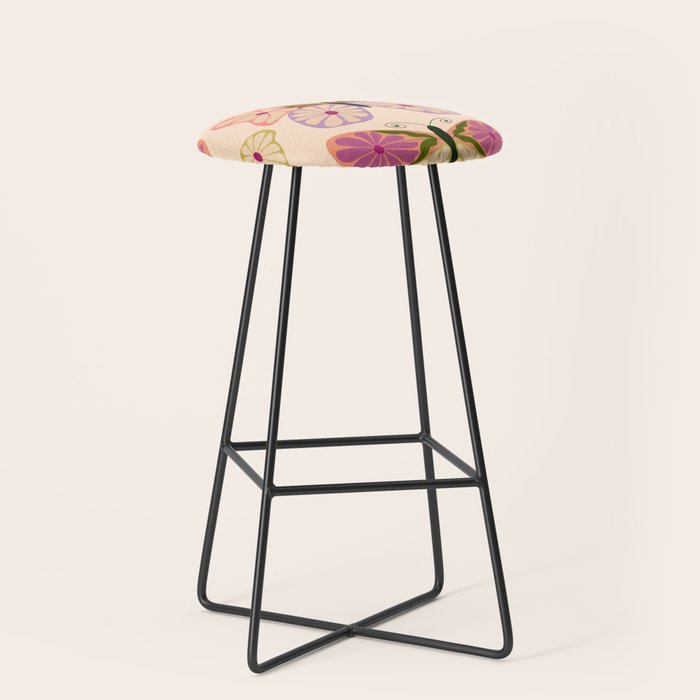 Charming Butterflies Stool Gallery Image 1