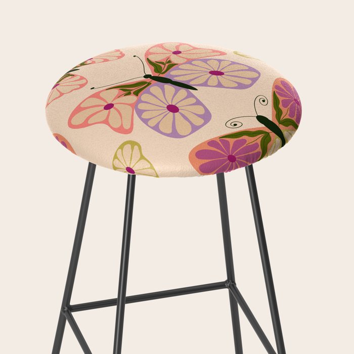 Charming Butterflies Stool Gallery Image 2
