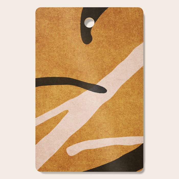 ABSTRACT ALPHABET / Script T Cutting Board Gallery Image 1