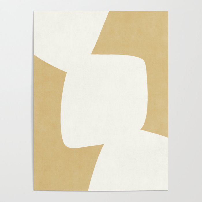 Minimal Shapes gold Poster Gallery Image 4
