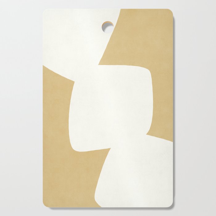 Minimal Shapes gold Cutting Board Gallery Image 1