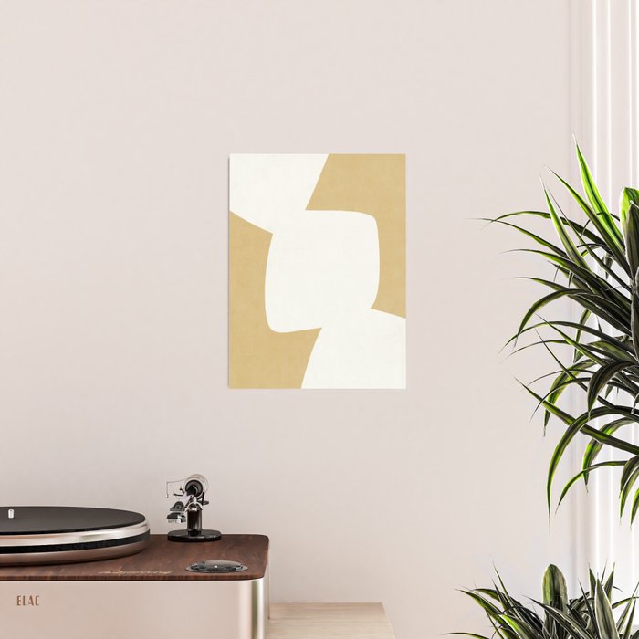 Minimal Shapes gold Poster Gallery Image 2