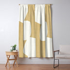 Minimal Shapes gold Window Curtain Gallery Image 5