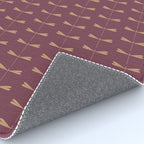 Dragonfly Pattern XIII Mauve Rug Gallery Image 4
