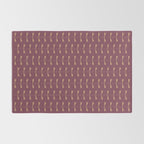 Dragonfly Pattern XIII Mauve Rug Gallery Image 2