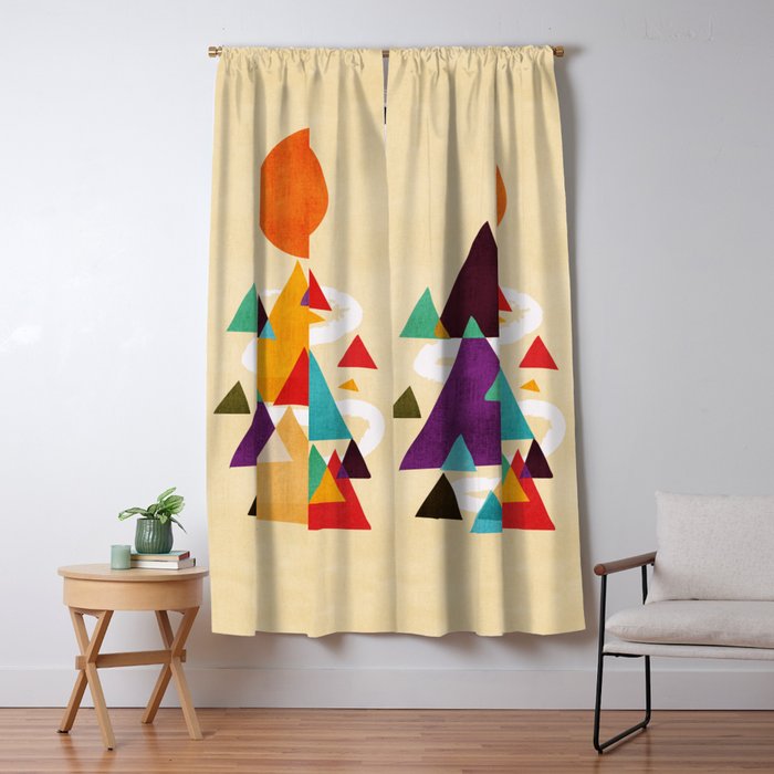 Let's visit the mountains Window Curtain Gallery Image 5