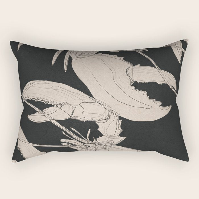 Lobsters 1 Rectangular Pillow Gallery Image 1