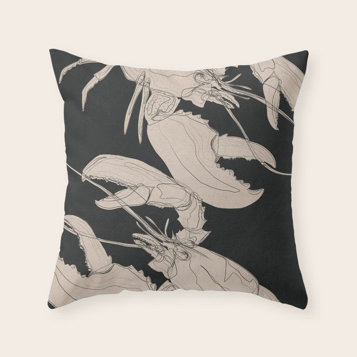 Lobsters 1 Throw Pillow Gallery Image 6
