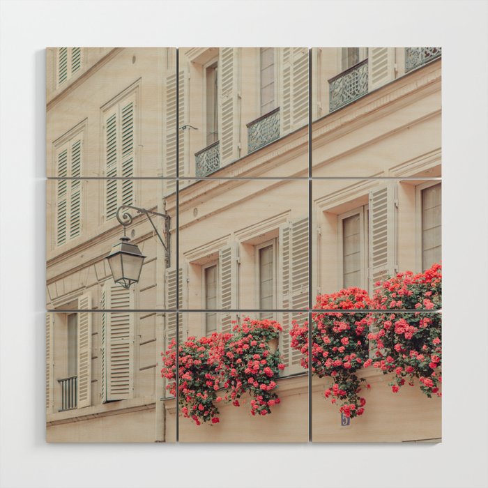 Montmartre Spring - Paris Photograph, Travel Photography Wood Wall Art Gallery Image 1