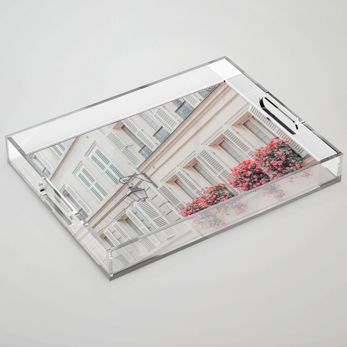 Montmartre Spring - Paris Photograph, Travel Photography Acrylic Tray Gallery Image 1