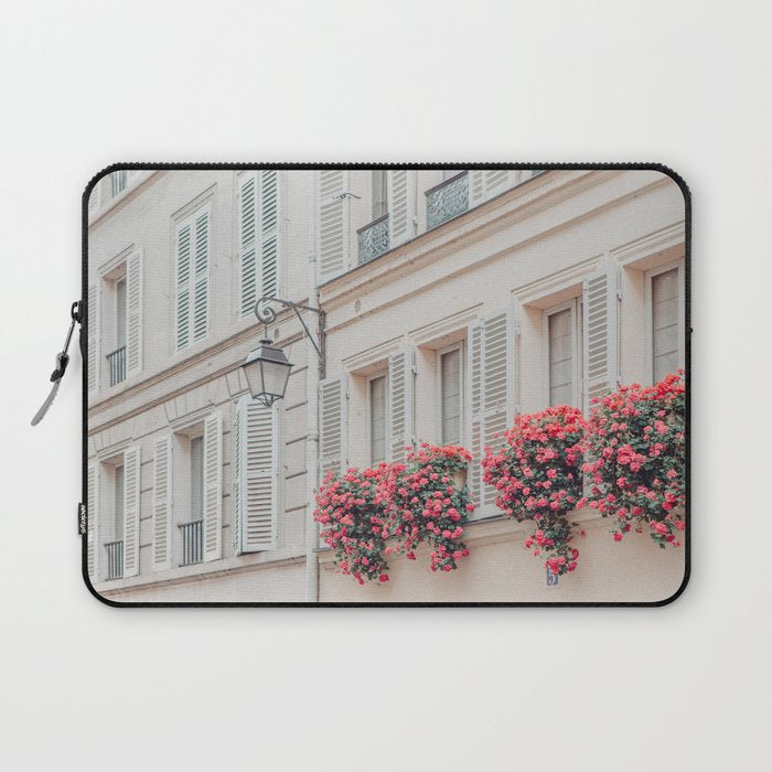 Montmartre Spring - Paris Photograph, Travel Photography Laptop Sleeve Gallery Image 1