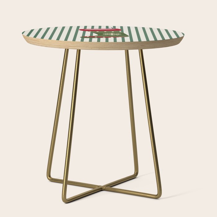 Christmas Stocking Green Side Table Gallery Image 1