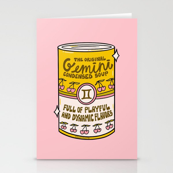 Gemini Soup Stationery Card Gallery Image 2