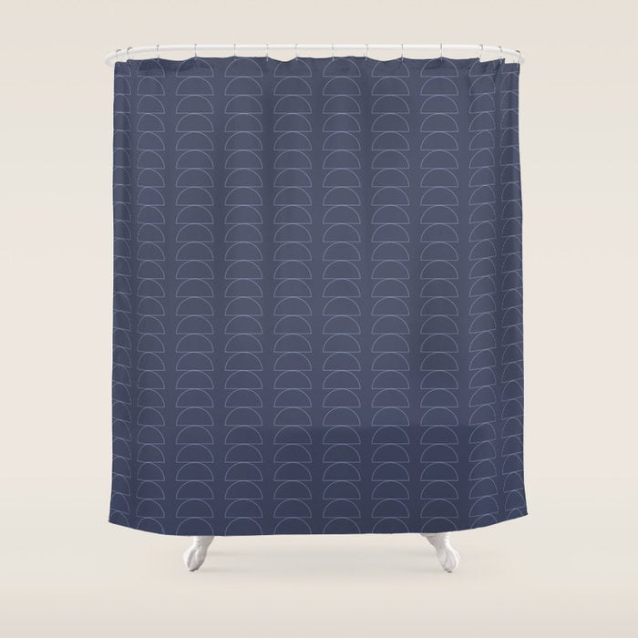 Maude Outline Pattern XII Shower Curtain Gallery Image 1