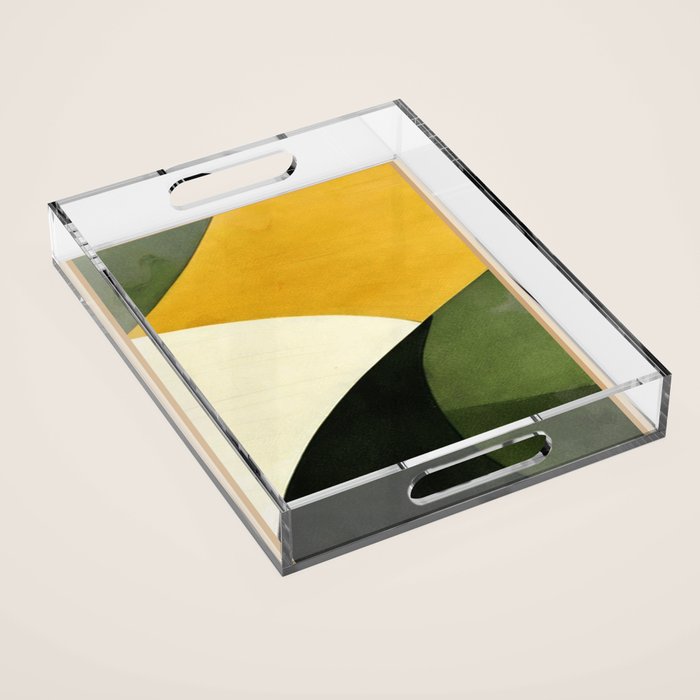 Abstract & Modern Shape Art 2 Acrylic Tray Gallery Image 1