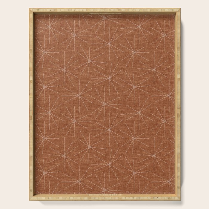 starburst woven - ginger Serving Tray Gallery Image 1