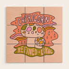 Capricorn Mushroom Wood Wall Art Gallery Image 1