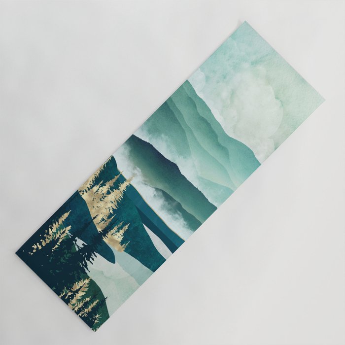 Misty Lake Yoga Mat Gallery Image 1
