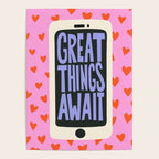 Great Things Await Phone Tweenager Motivational Quote Poster Gallery Image 4