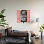 Great Things Await Phone Tweenager Motivational Quote Wood Wall Art Gallery Image 2