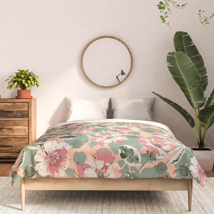 Modern tropical garden PFG2 Comforter Gallery Image 3