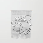 Cats line art 1 Wall Hanging Gallery Image 1