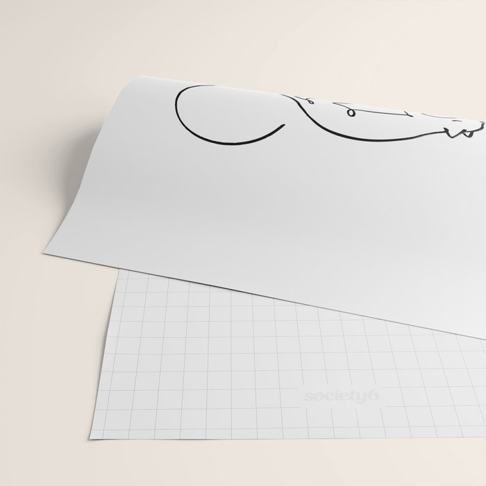 Cats line art 1 Wrapping Paper Gallery Image 2