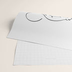 Cats line art 1 Wrapping Paper Gallery Image 2