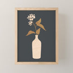 Minimal Abstract Art Vase Flower 4 Mini Art Print Gallery Image 1