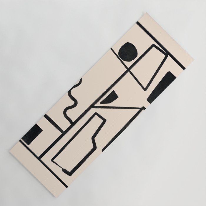 Modern Abstract Minimal Shapes 40 Yoga Mat Gallery Image 1