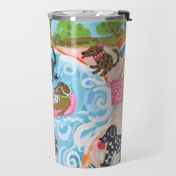 Dogs at Play Travel Mug Gallery Image 2