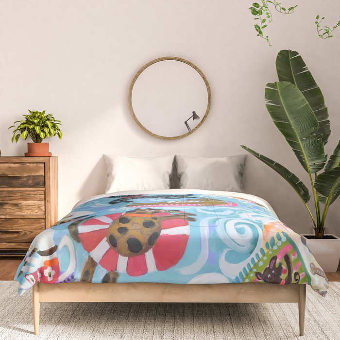 Dogs at Play Comforter Gallery Image 3