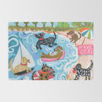 Dogs at Play Rug Gallery Image 2