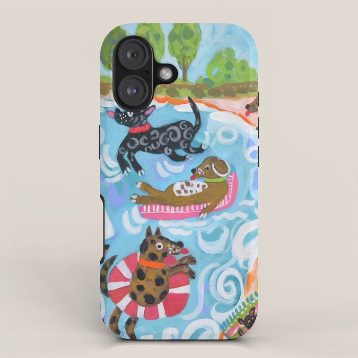 Dogs at Play iPhone Case Gallery Image 1