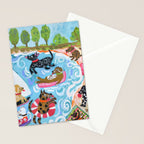 Dogs at Play Stationery Card Gallery Image 2